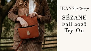 SÉZANE Fall 2023 TryOn Parisian Fall Outfits [upl. by Madoc362]