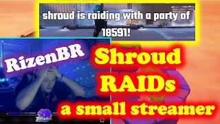 Shroud RAID RizenBR  The guy who almost donates 50K in an auction to play with Shroud for an hour [upl. by Bullen]