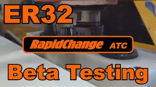 RapidChange ATC ER32 Automatic Tool Change with Centroid CNC12 on a Blue Elephant [upl. by Sewel110]