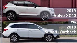 2019 Volvo XC40 vs 2018 Subaru Outback technical comparison [upl. by Deegan]