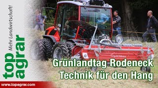 Internationaler Grünlandtag in Rodeneck Neue Landtechnik für den Hang [upl. by Nassah]