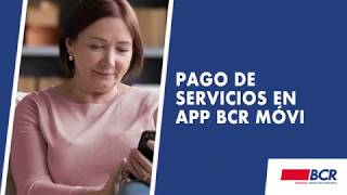 Pago de servicios en la App BCR Móvil [upl. by Aidyl]