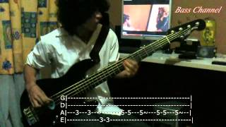 Let her go  Passenger BASS COVER  TABS [upl. by Pederson]