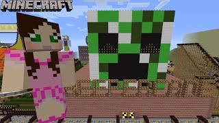 Minecraft Notch Land  CREEPER ARCADE MINIGAMES 1 [upl. by Linad]