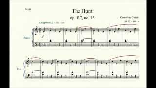 The Hunt op 117 no 15  Cornelius Gurlitt  Piano Repertoire 1 [upl. by Llerreg568]