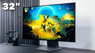 LGs NEW 32” 4K OLED Gaming Monitor 32GS95UE Unboxing  Review [upl. by Golda]