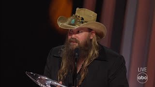 Chris Stapleton Accepts the 2021 CMA Award for Album of the Year  The CMA Awards [upl. by Lemahs]