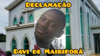 Declamação CCB inspirada por Deus  Davi de Mairiporã [upl. by Erastes591]