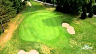 Survol du golf de Chantaco parcours du Lacoste Ladies Open de France [upl. by Llenad]