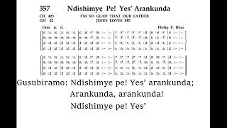 357 Ndishimye pe YesArankunda indirimbo zo Guhimbaza Imana [upl. by Remark]