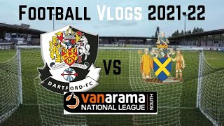 Football vlogs 2021 22 Dartford vs St Albans [upl. by Maryann481]