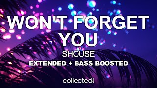 SHOUSE  Wont Forget You  Extended  Bass Boosted [upl. by Jenks]