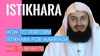 Istikhara How to perform Istikhara prayer for marriage amp its benefits I Mufti Menk 2019 [upl. by Lapotin85]