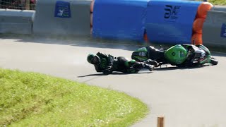 🇫🇷 Course de côte de panissieres 2023  Crash  Moto Quad Side car [upl. by Blackman]