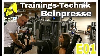 TrainingsTechnik Beinpresse MC Fit [upl. by Simonne]