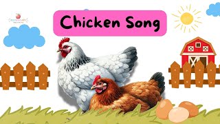 Chicken Song for Kids  Sing amp Learn About Chickens with Music  BooBooABC chickensong [upl. by Lucas]