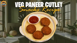 Veg Paneer Cutlet 😍  Snacks Recipe  Samayal with sharon [upl. by Ordway]