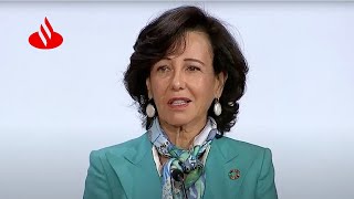 DISCURSO COMPLETO Ana Botín  Junta General Accionistas 2020  Banco Santander [upl. by Nylireg191]