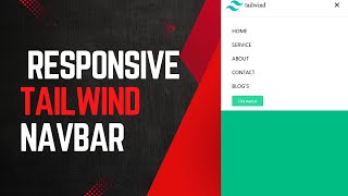 responsive navbar tailwind CSS [upl. by Yelah523]