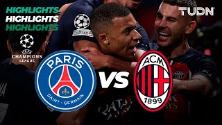 Paris Saint Germain vs Milan  HIGHLIGHTS  UEFA Champions League 202324  TUDN [upl. by Sundin611]