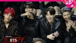 2018MAMA x M2 방탄소년단BTS at 아티스트 존Artist Zone in HONG KONG [upl. by Anayeek571]