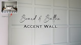 DIY Accent Wall 2022 Evergreen Fog Board and Batten Wall [upl. by Coulombe]