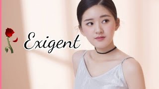 Exigent meaning ✅ [upl. by Adnala]