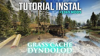 Skyrim Fantasy 1371 Mods Tutorial Generate Grass Cache amp Dyndolod Bahasa Indonesia tutorial [upl. by Schuler]