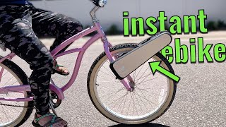 CLIP is the Worlds Quickest Ebike Conversion Kit to make Old Bikes into EBikes [upl. by Daria]