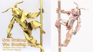 Sun Wukong  The Monkey King Lien Quoc Dat  LQD Money Origami [upl. by Zenger]