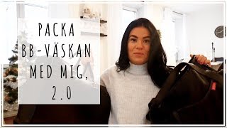 PACKA BBVÄSKAN MED MIG ANDRA BARNET GRAVID V36 [upl. by Geaghan]