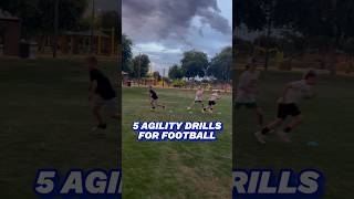 5 AGILITY DRILLS 🏈 [upl. by Eintruoc]