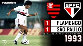 Flamengo 1x1 São Paulo  1993  LIBERTADORES PEGANDO FOGO NO MARACANÃ E GOLAÇO DE PALHINHA 🔥 [upl. by Eneliak610]