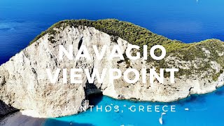 Navagio viewpoint amp Shipwreck  Zakynthos Greece  4K [upl. by Avot28]