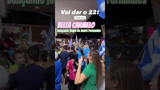 Bella Carmelo dança jingle de André Fernandes na Serrinhashorts eleições2024 fortaleza política [upl. by Thaddeus]