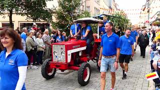 Mühlhäuser Kirmesumzug zur 146 Stadtkirmes Mühlhausen Thüringen [upl. by Oglesby]