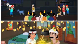 jadoi matka or zimidaar ka zulm Hindi cartoon story  Hindi moral story of cartoon moralatories [upl. by Outlaw]