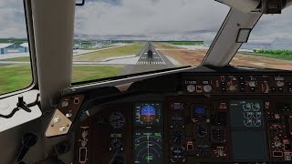 Brunei WBSB Landing  FlightFactor B763  XP11 [upl. by Yevad]