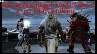 GOD OF WAR 3 III REMASTERED PCSX4 V22 EMULATOR PS4 60FPS PC by GT [upl. by Ociram]