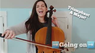 quotLa Cinquantainequot G Marie solo cello practice video [upl. by Leanora]