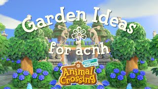 15 Beautiful Garden Ideas for Your Animal Crossing Island  acnh [upl. by Enella620]