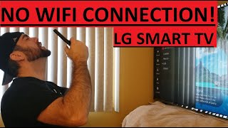 LG Smart TV WIFI Connection Issues SOLVED [upl. by Camella88]