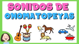 Sonidos de onomatopeyas  Ejercicios discriminación auditiva [upl. by Ardaed13]