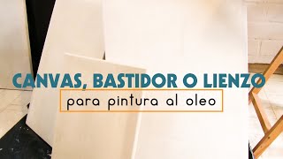 Aprende a preparar un canvas bastidor o lienzo para pintura al oleo [upl. by Lerret509]