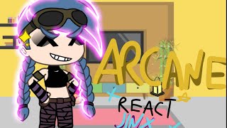 Arcane react Jinx parte 1￼✨💜🩵💙 [upl. by Jepson]