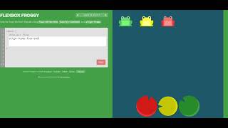 1Flex Box flex box froggy training flex box css [upl. by Ekralc]