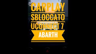 ITA Abarth 595 Tutorial Hacking Uconnect 7 CarPlay [upl. by Githens]