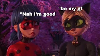 Ladybug amp Cat Noir being icons in the ✨Miraculous Movie✨ reuploaded [upl. by Ahsimed674]