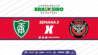 Campeonato Brasileiro  América Mineiro x Sapezal  Semana2  Ao vivo [upl. by Kacie880]