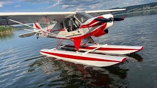 Super Cub TWD Rc PA 118 3580 mm Wingspann boxer 100cc [upl. by Lelah]